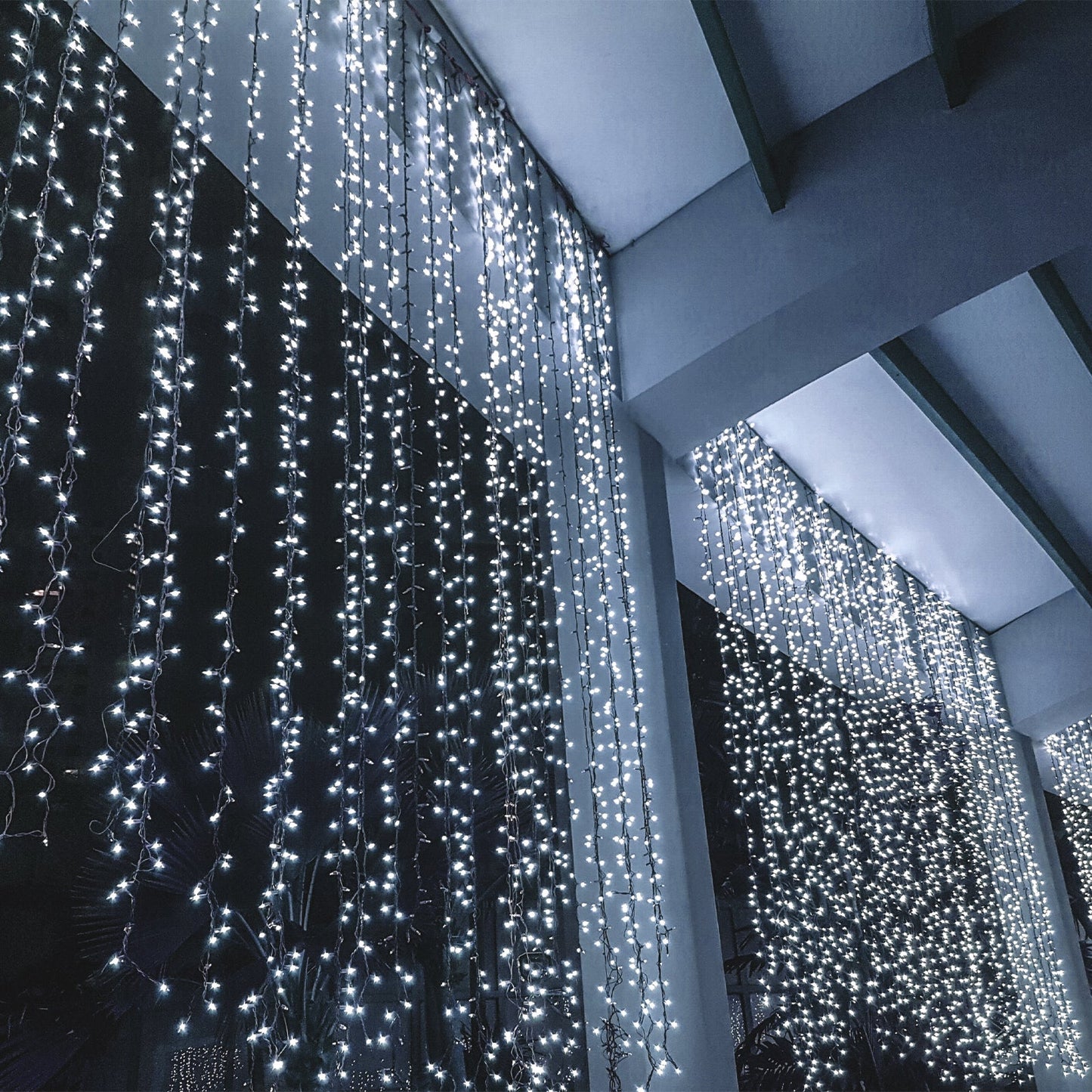 NNEDSZ Decor Outdoor LED Plug In Fairy Lights - White - 200 Lights-0