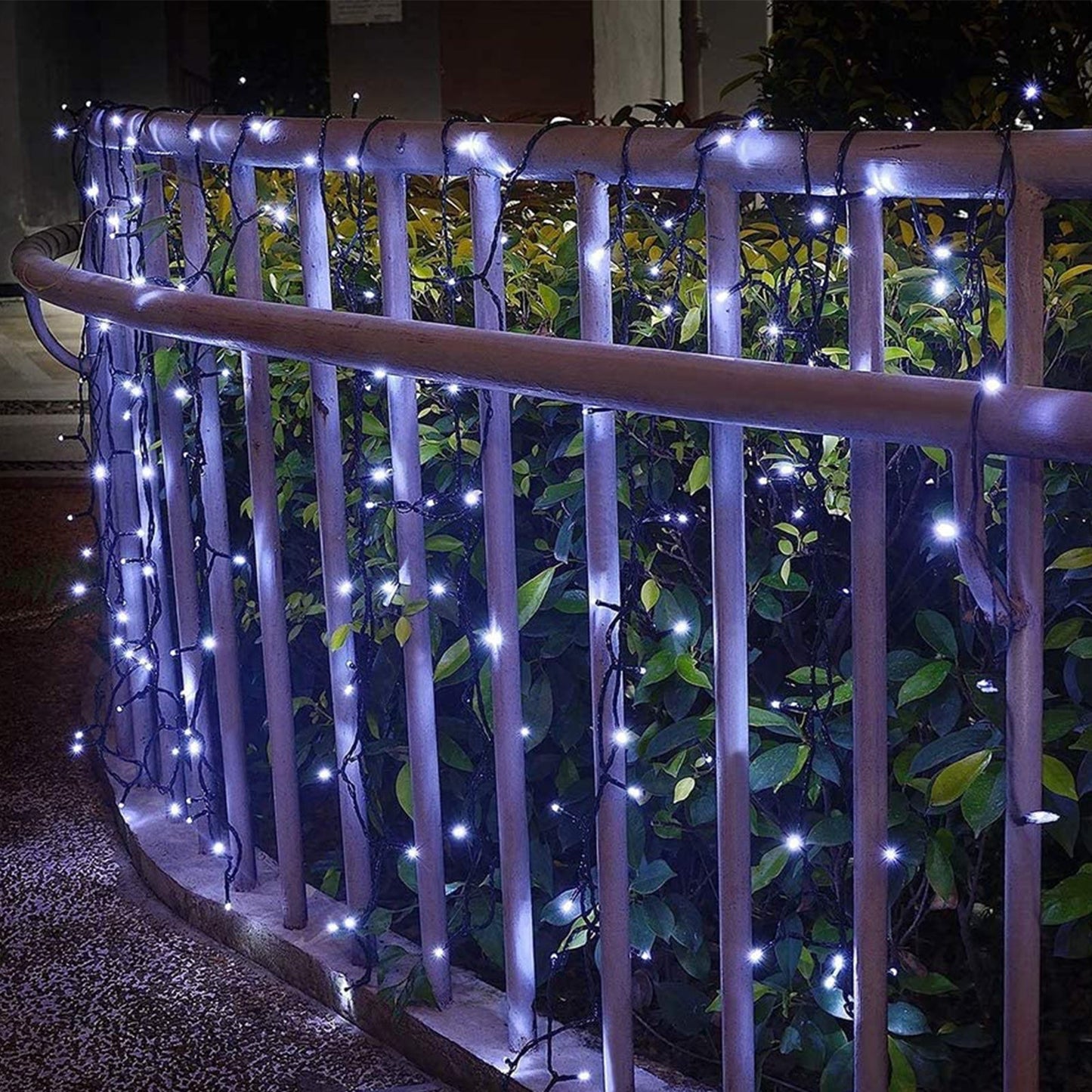 NNEDSZ Decor Outdoor LED Plug In Fairy Lights - White - 200 Lights-3